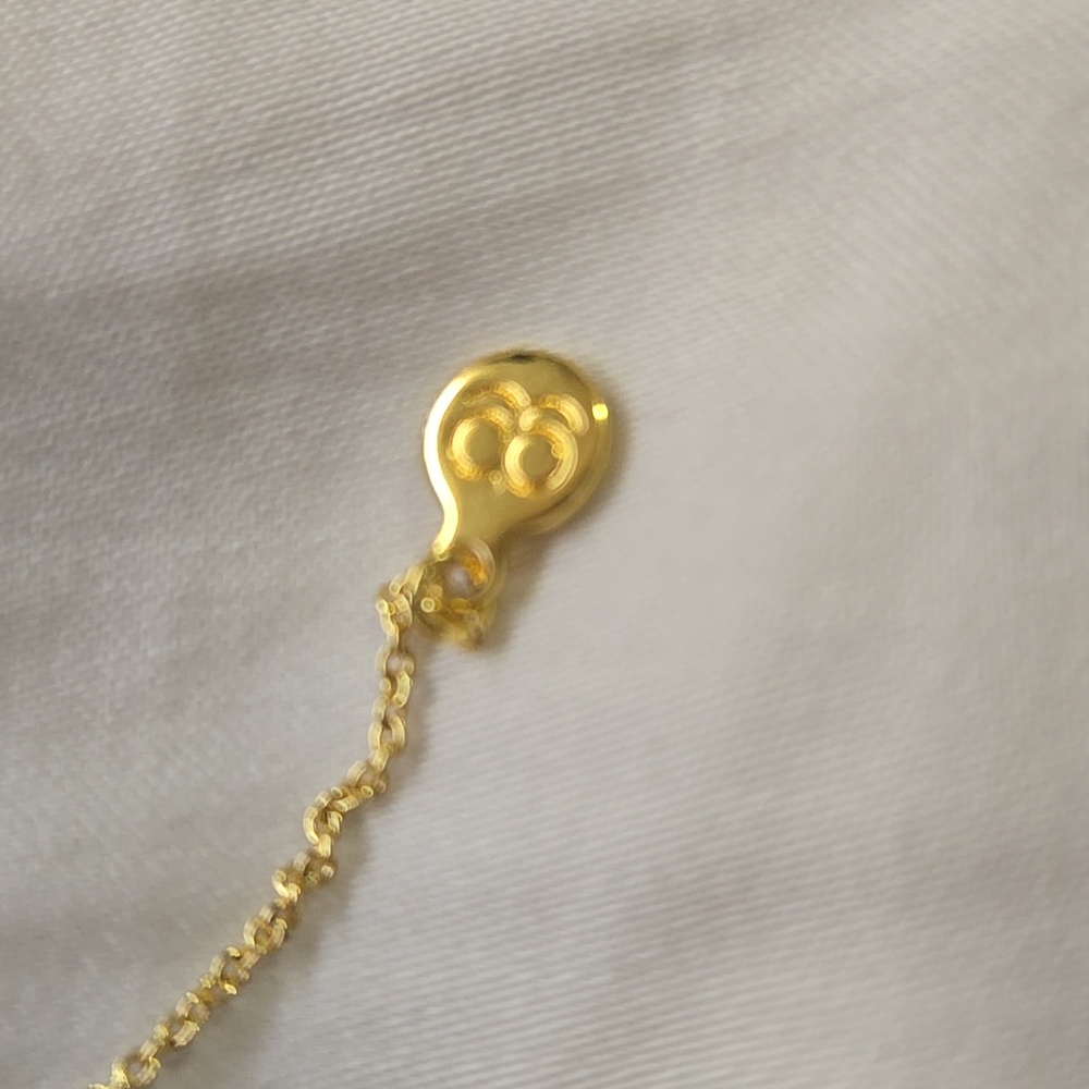 Gorjana Delicate Gold Circle Pendant Necklace - Picture 7 of 9